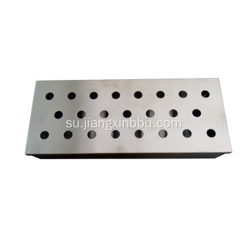 Stainless Steel Kai Chip Barbecue Perokok Box